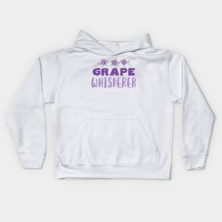 Grape Whisperer Kids Hoodie